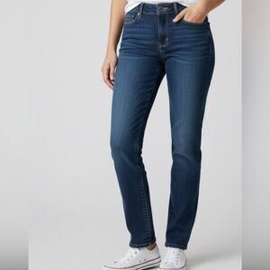 Eddie Bauer Truly Straight Fit Denim Jeans Leg Straight